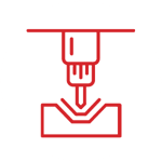 Bevel cutting icon
