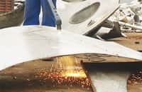 scrap cutting with Powerrmax45 XP
