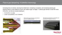 Refining stainless steel cut quality