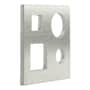 X-Definition delivers fine features, including interior slots and holes, on aluminum