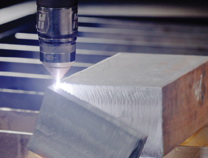 image of XPR cutting thick metal
