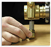 Figure 6 - Removing pump screen