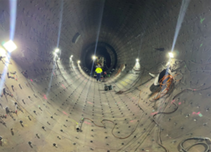 Image of workers in a tunnel