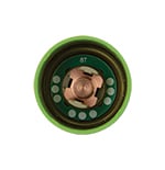 Bottom view of the cartridge consumable