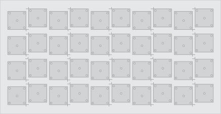 Images showing plate saver nesting